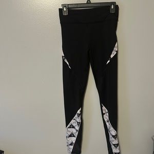 Junior High Rise Black Detailed Leggings